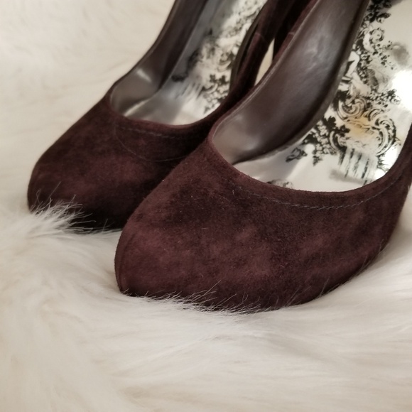 Dolce Vita plum purple sueade heels size 8 - Picture 6 of 8